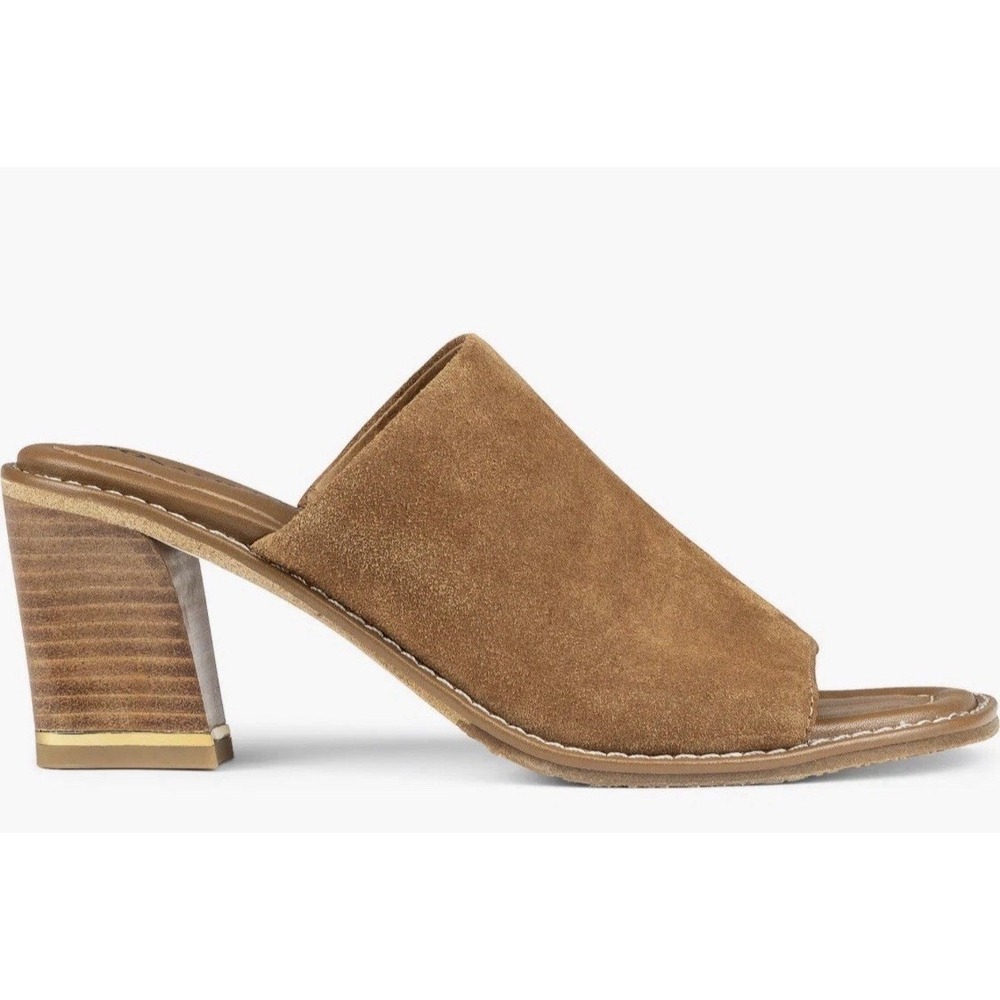 Donald Pliner Jaylyn Suede  Slide Sandals‎ SaddleToe Post Size 5 ($198) NEW